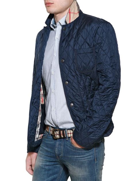 burberry quilted jacket mens|burberry quilted nylon jacket men.